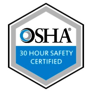 OSHA 30 Hours Safety Certified